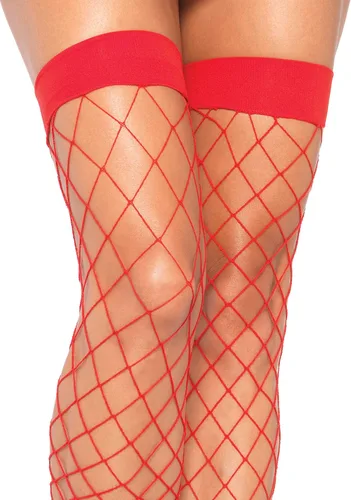 Vista 2 de Leg Avenue Women's Fence Fishnet Thigh Highs