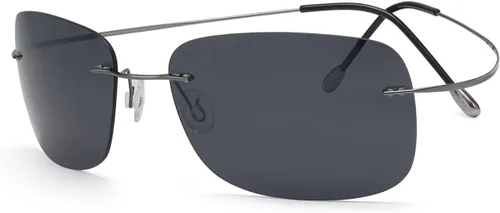 Vista 42 de Eyekepper Gafas de sol polarizadas con montura de titanio sin montura