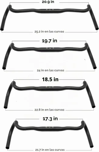 Vista 2 de REDSHIFT Manillar para fregadero de cocina con lazo, aluminio, 0.787 in