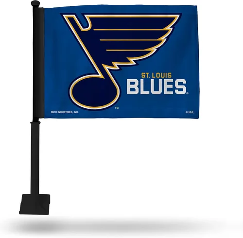 Vista 14 de Rico Industries Bandera de coche alternativa de doble cara de la NHL