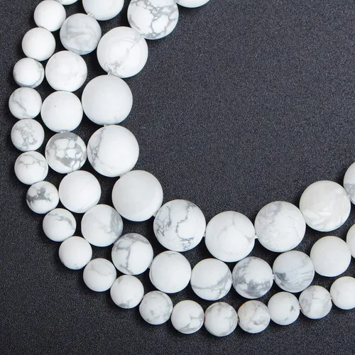 Vista 4 de AD Beads Cuentas sueltas de piedras preciosas esmeriladas mate natural de 0.157 in, 0.236 in, 0.315 in, 0.394 in, 0.472 in (0.157 in, amatista mate)