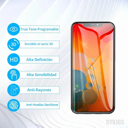 Vista 5 de para iPhone 11 Reemplazo de pantalla de 6.1 pulgadas con altavoz de oído y sensor de proximidad Pantalla LCD táctil 3D digitalizador Asamblea