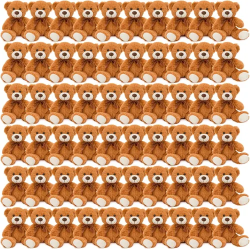 Vista 31 de MorisMos 10 Osos de Peluche a Granel para Baby Shower, Osos de Peluche Lindos de 14 Pulgadas Animales de Peluche de Felpa, Pequeños Osos de Peluche