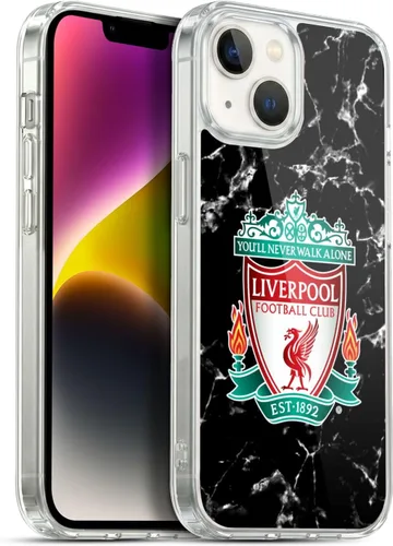 Vista 12 de Oficial LIVERPOOL Football Club 2017/18 Mármol Soft Gel Case para iPhone de Apple 7 Plus/8 PLUS Escudo negro.