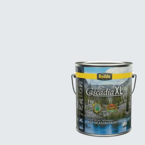 Vista 15 de Rodda Paint CASCADIA XL Pintura e imprimación satinada para exteriores en uno, cuarto de galón, azul playa norte
