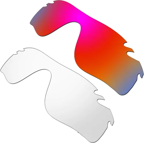 Vista 25 de Lentes de repuesto para gafas de sol Oakley Radarlock Path ventiladas, 2 pares polarizados Negro/Verde