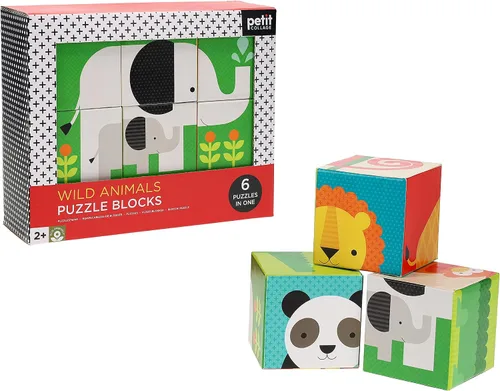 Vista 9 de Petit Collage Vehículos Puzzle Blocks