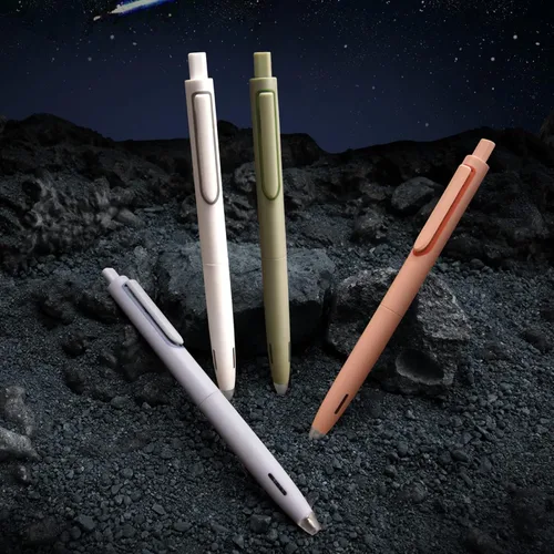 Vista 2 de WRITECH Bolígrafos de gel de punta fina: 0.020 in, sin manchas ni manchas, bolígrafo de tinta negra, haga clic para diario, bocetos, dibujo, toma