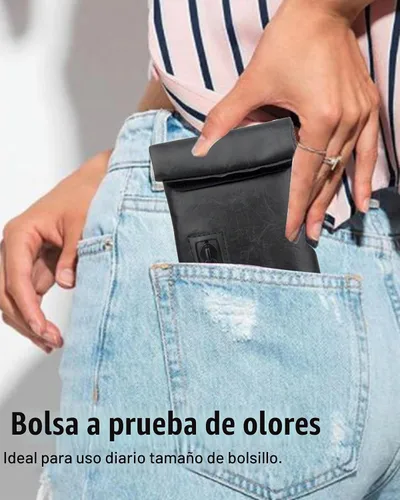 Vista 3 de FIREDOG Bolsas a prueba de olores, bolsa a prueba de olores con forro de carbono para perros, probada de 3 x 6 pulgadas, bolsa de almacenamiento