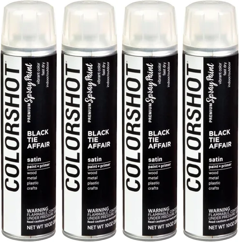 Vista 34 de COLORSHOT Pintura en aerosol brillante, aromaterapia (lavanda) 10 onzas, paquete de 4, pintura acrílica de secado rápido, uso en interiores