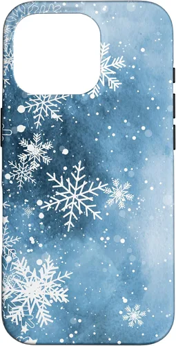 Vista 20 de Funda para iPhone 17 con diseño de copos de nieve con diseño de cristales helados