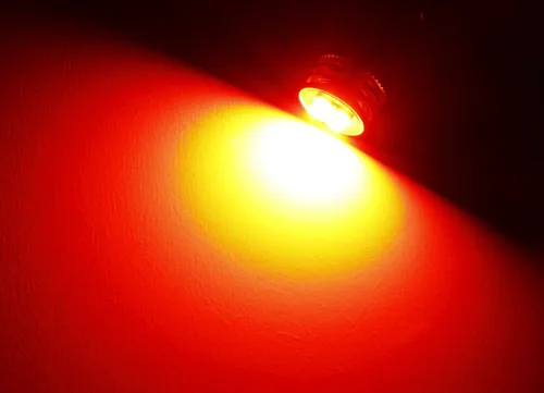 Vista 8 de iJDMTOY Bombillas de repuesto brillantes de alta potencia 4-SMD de color rojo brillante compatibles con caja de camioneta/carga de montaje alto