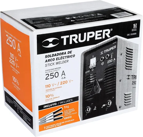 Vista 5 de TRUPER SOT-250A 250-Amp AC Soldador de arco eléctrico (cables no incluidos)
