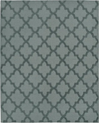 Vista 16 de Alfombra de Área Garland Rug Quatro Negra de 3' x 5' con Diseño de Enrejado Cut-Loop - Suave, Cómoda, Elegante y Económica en un Hermoso Color Negro