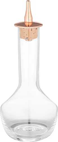Vista 11 de Restaurantware Bar Lux - Botella amarga de 3.5 onzas, 1 vaso amargo de grado profesional, con tapa Dasher chapada en cobre para cócteles o postres