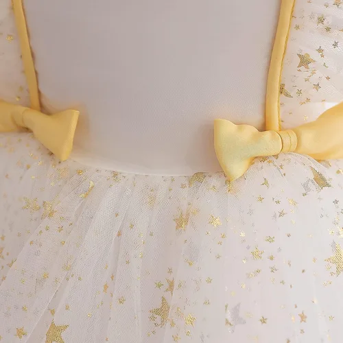 Vista 4 de NNJXD Baby Girl Princess Dress Bowknot Sequins Dresses