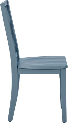 Vista 7 de Powell Silla auxiliar de comedor Conolly Blue Graphite