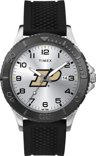 Vista 16 de Timex Tribute Men's Collegiate Gamer 42mm Watch – Georgia Bulldogs with Black Silicone Strap