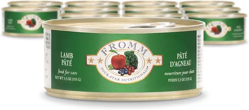 Vista 19 de Fromm Four-Star Nutritionals - Comida húmeda de primera calidad en paté de carne y venado para gatos, receta de carne de res, caja de (12) latas
