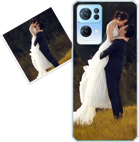 Vista 164 de Funda personalizada compatible con Oppo A1 Pro, fundas de teléfono personalizadas con imagen de foto, imagen de texto, cubierta transparente