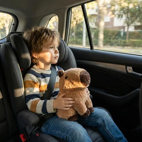 Vista 6 de WEIGEDU Peluche de Nutria Gigante de Peluche – 31 cm de Suave Juguete Kawaii para Niños y Adultos, Peluche de Animal Lindo Marrón, Almohada