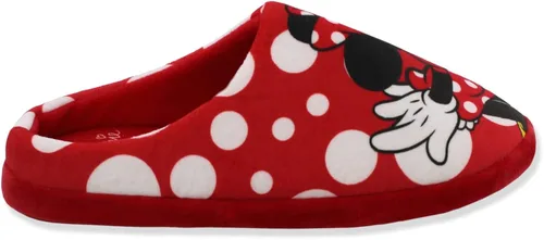 Vista 5 de Disney Mickey and Minnie Mouse - Pantuflas de lunares para mujer adulta