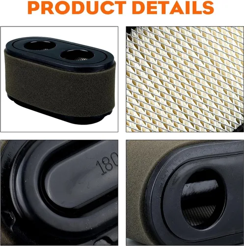 Vista 8 de Hipa 127-9252 136-7806 SS5000 Filtro de aire para cortacésped Toro Timecutter de 42 pulgadas y 50 pulgadas SW5000 SW4200 SS4250 Partes 74731 74726