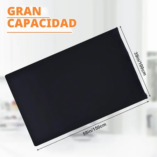 Vista 2 de Nuanchu - Bolsa de lavandería extragrande (1 unidad, 40 x 60 pulgadas)