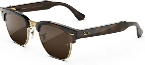 Vista 8 de Meta Ray-Ban Audio Clubmaster Negro brillante sobre oro/verde
