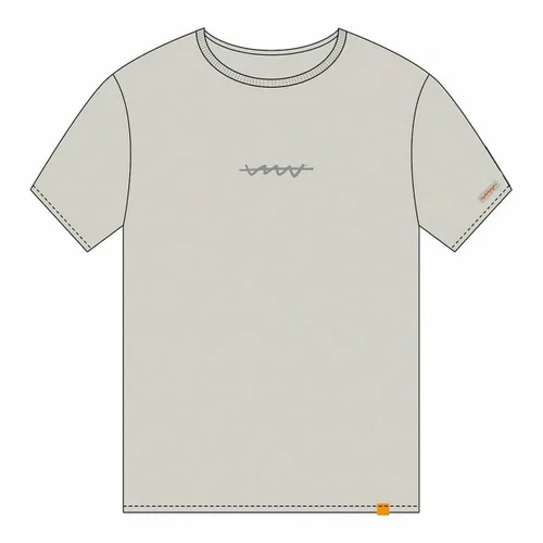 Vista 3 de Camiseta de Manga Corta Cállate la Boca Beige
