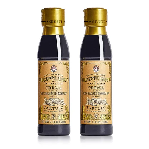 Vista 9 de Giuseppe Giusti Fig Balsamic Glaze Reducción de vinagre balsámico de Módena IGP – Esmalte de vinagre balsámico con sabor a higo natural hecho