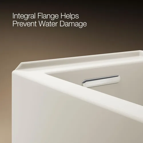 Vista 9 de Kohler 1956-LA-96 Underscore® 60" x 30" baño de alcoba, drenaje izquierdo, galleta
