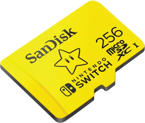 Vista 4 de SanDisk Tarjeta microSDXC de 256 GB, con licencia para Nintendo-Switch - SDSQXAO-256G-GNCZN