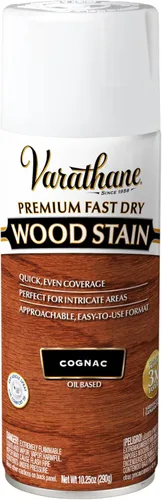 Vista 21 de Varathane Premium - Tinte para madera de secado rápido en aerosol, 10.25 onzas, ébano