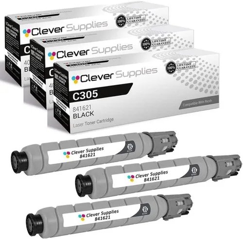 Vista 76 de CS - Cartucho de tóner compatible para Ricoh C220 406046 Color negro láser Aficio SP C220 Aficio SP C220A Aficio SP C220DN Aficio SP C220N Aficio SP