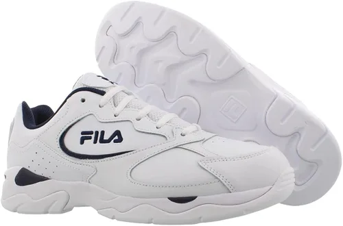 Vista 2 de Fila Zapato de cuero Tri Runner para hombre, Blancoazul marino