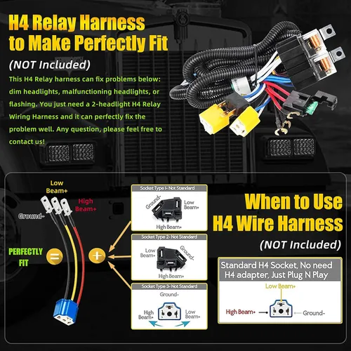 Vista 5 de 4x6 pulgadas luces LED 4 unids alto bajo haz sellado rectangular luces LED H4651 H4652 H4656 H6545 con K 900 Oldsmobile Cutlass camión