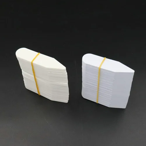 Vista 3 de 200 piezas de collar de plástico para cuello de huesos y refuerzos de cuello para camisas de hombre (blanco, 0.4 x 2.4 in)