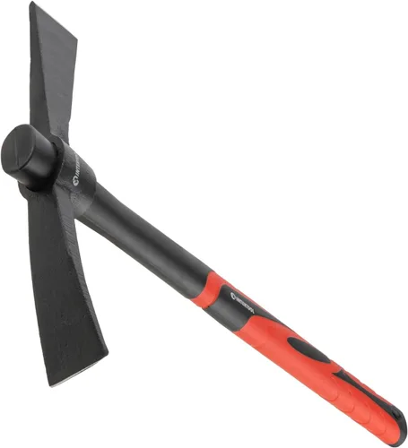 Vista 5 de INTERTOOL Azadón Cortador Pequeño – Herramienta de Jardín de Acero Forjado de 1.5 lb para Deshierbe, Excavación, Camping - Mango Antideslizante