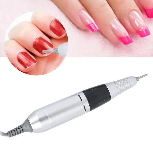 Vista 7 de YUYTE Taladro eléctrico de uñas, mango de repuesto para taladro de manicura, máquina de pulido de manicura y pedicura, 35000 rpm, pieza