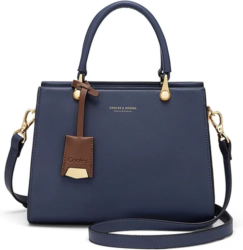 Vista 12 de Cnoles Bolsos de mano para mujer, de gran capacidad, bolso de hombro con asa para mujer