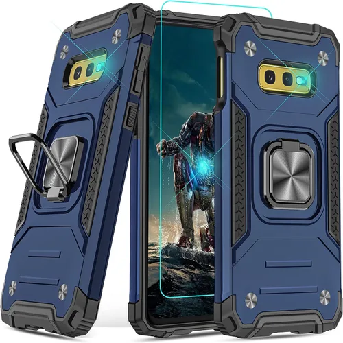 Vista 66 de YmhxcY Funda para Galaxy Note 8, funda para Galaxy Note 8 con protector de pantalla curvado 3D, fundas de grado armadura con soporte giratorio