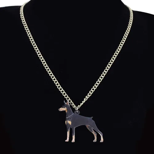Vista 2 de DUOWEI Acrylic Dog Jewelry Sets Cute Pet Dog Gifts for Women Girls Dog Lovers