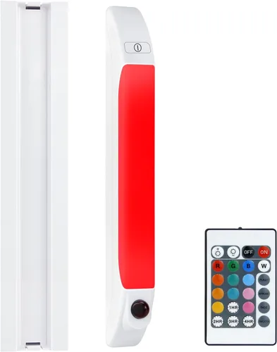 Vista 8 de LUXSWAY Luz LED con sensor de movimiento para interiores, luces regulables debajo del gabinete, encendido/apagado manual, barra de iluminación