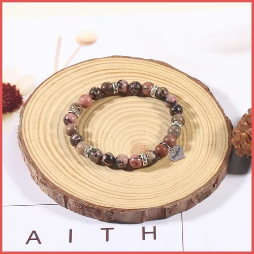 Vista 3 de Junyovin Pulsera de regalo para mujeres, mamá, esposa, hermana, novia, hija, cumpleaños, Acción de Gracias, Navidad, Año Nuevo, Día de la Madre, San