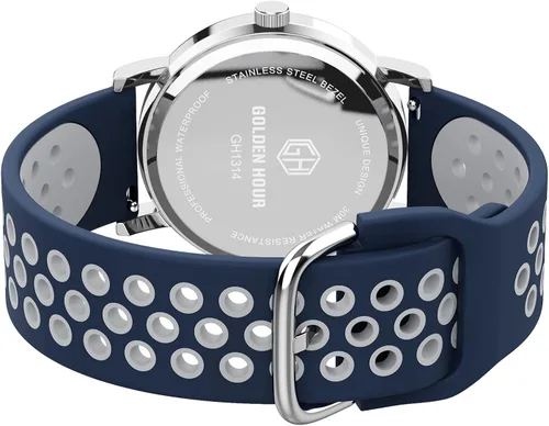 Vista 4 de GOLDEN HOUR Reloj de enfermera impermeable para profesionales médicos, estudiantes, mujeres y hombres, esfera luminosa de fácil lectura, 24 horas