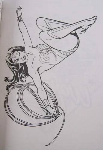 Vista 4 de Libro para colorear y actividades de Wonder Woman - 80 páginas