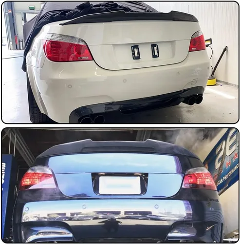 Vista 2 de Real Carbon Fiber Spoiler for BMW E60 5-Series Sedan & E60 M5 2004-2010