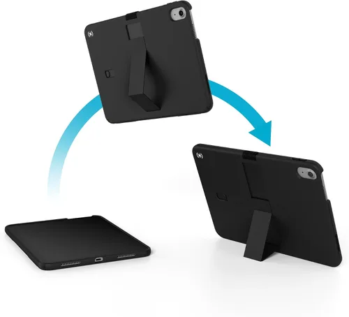 Vista 2 de Speck Funda y soporte para tablet iPad de 10.9 pulgadas, resistente a los arañazos, protección contra caídas y soporte de liberación rápida