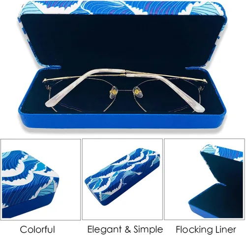 Vista 6 de Folaxshoo - Funda protectora rígida para gafas unisex